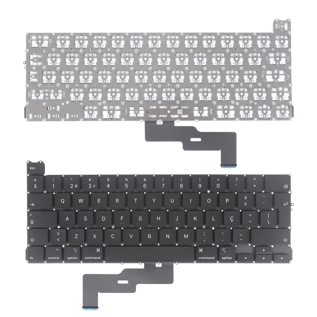 New Replacement Laptop Keyboard For APPLE Macbook Pro A2289 BLACK(without Backlit) PO Layout的图片